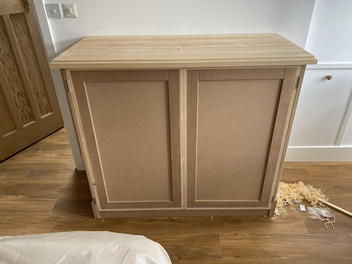 Bespoke timber cupboard