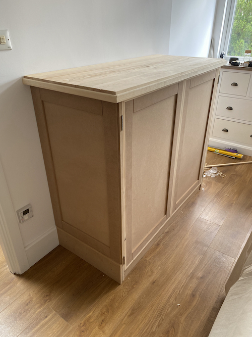 Bespoke timber cupboard