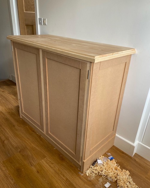 Bespoke timber cupboard