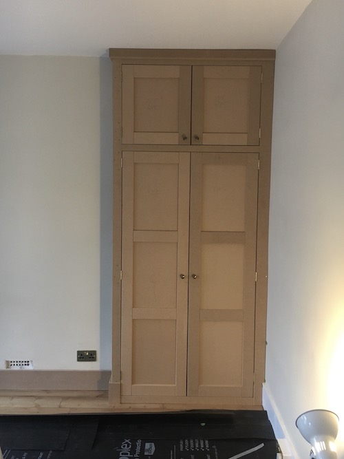 Bespoke timber wardrobe