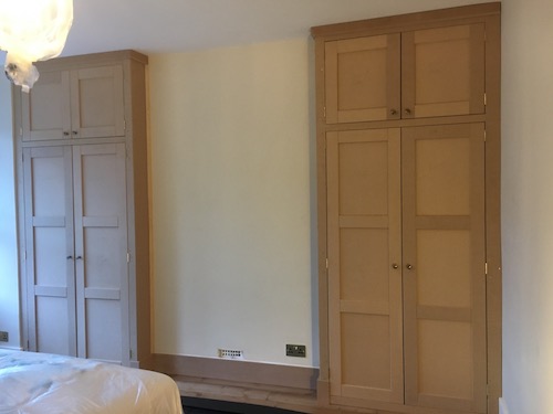 two bespoke cupboards