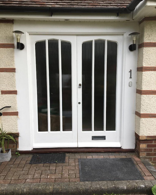 External double front door replacement